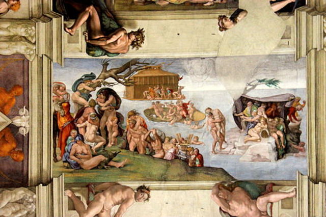 Michelangelo's Noah and the Flood