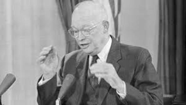 Eisenhower Explains his "domino theory"