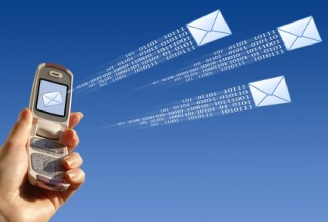 A primeira mensagem enviada