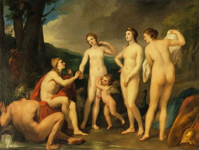 Judgement of Paris by Anton Raphael Mengs
