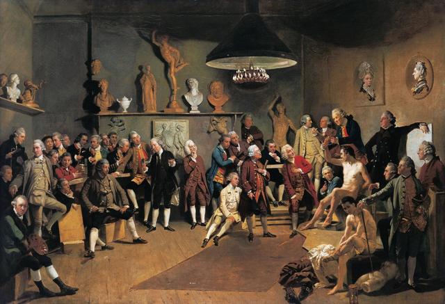 Academicians of the Royal Academy by Johann Joseph Zoffany