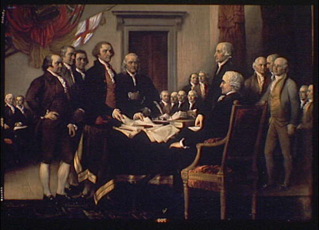 The Second Continental Congress approves the Declaration of Independence.