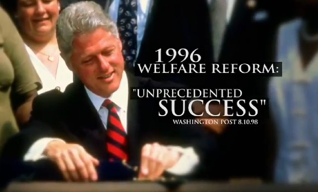 The Welfare Reform Act of 1996 is Signed