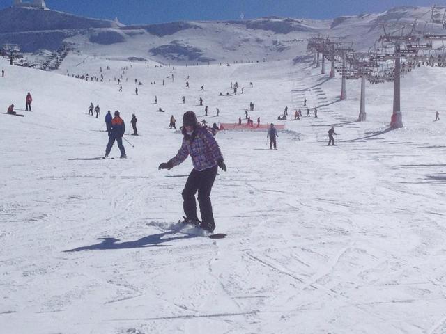 Deporte en la nieve:snowboard