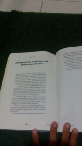 Empiezo a pensar que debo pensar