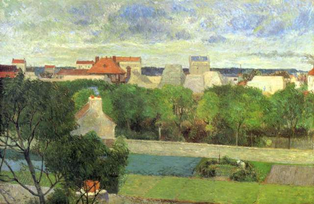 The Market Gardens of Vaugirard, by Paul Gauguin