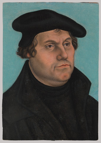 Lucas Cranach the elder. "Martin luther" (1483–1546)