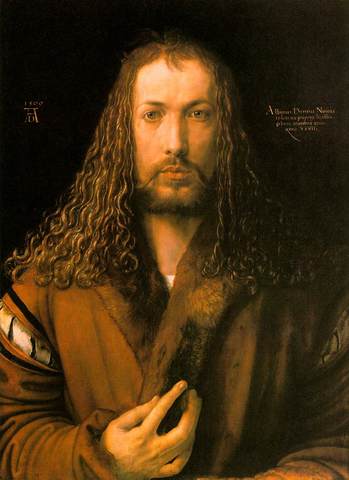 Albrecht Durer, Self-Portrait at 28 (1500)