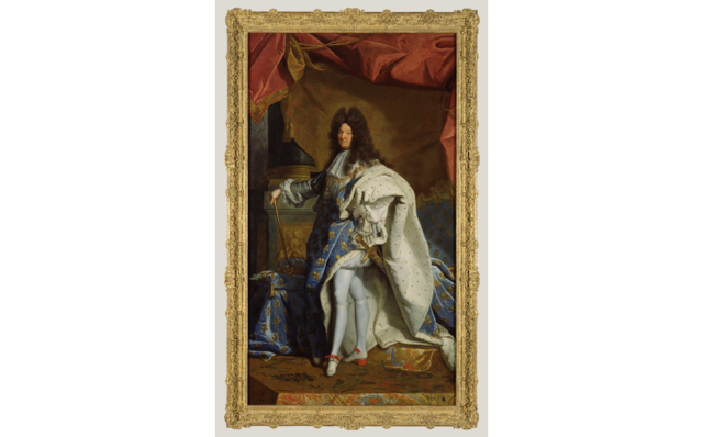 Hyacinthe Rigaud  "Portrait of Louis XIV" (1701)