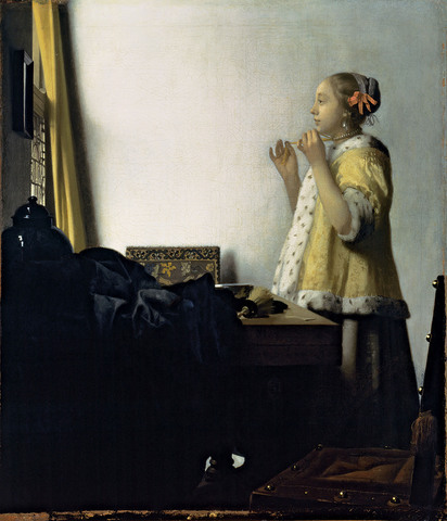 Woman with a Pearl Necklace.