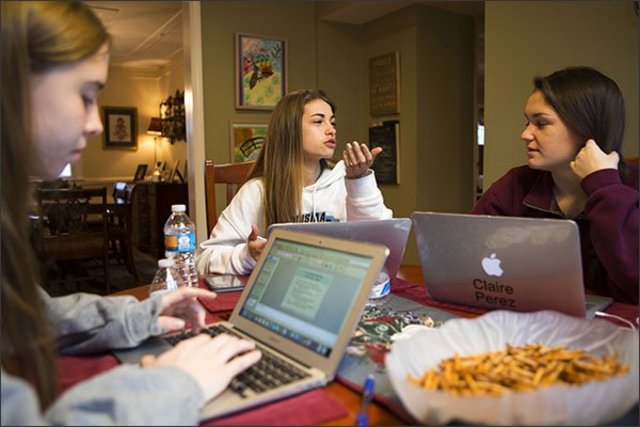 Students Collaborating