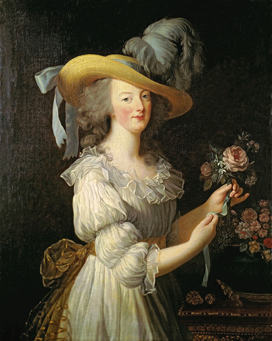 Marie-Antoinette en chemise.