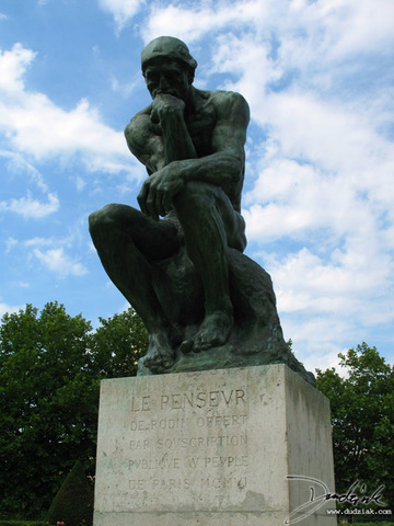 1902,The Thinker , Auguste Rodin