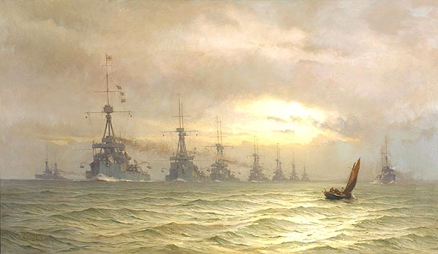 1910,The First Battle Squadron of Dreadnoughts, Alma Claude Cull