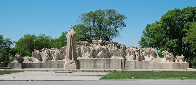 1920,Fountain of Time, Lorado Taft
