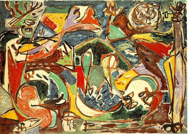 1946,The Key, Jackson Pollock