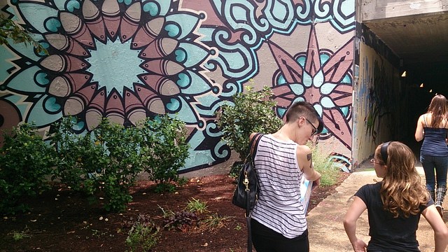 Entering tunnel - author unknown