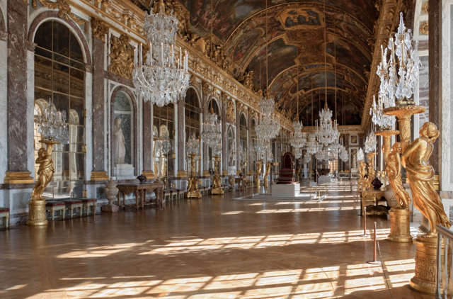 Hall of Mirrors at the Palace of Versailles