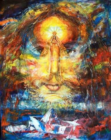 1959,Luis Miguel Rodriguez, Symbolist Painter