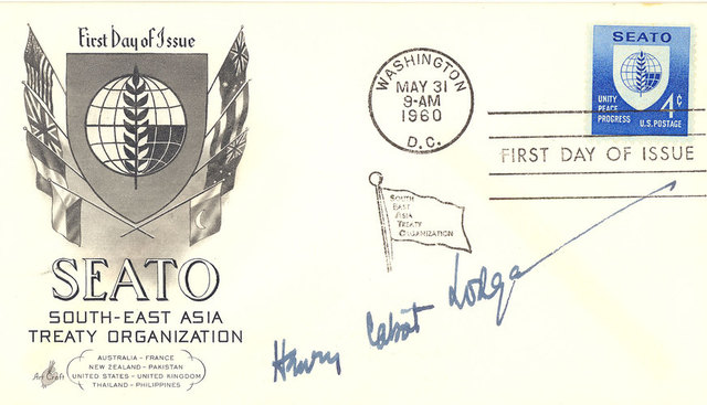 Southeast Asia Treaty Organization (SEATO) formed