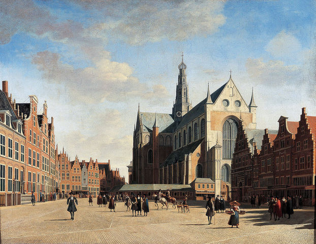 The Grote Markt and Sint-Bavokerk, Haarlem