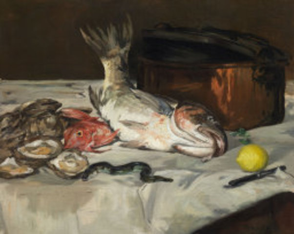 Fish - Still Life by Édouard Manet