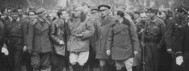 El ejercito franquista ocupa Barcelona