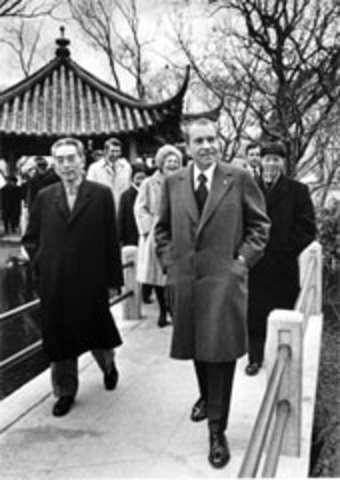 Nixon visits China