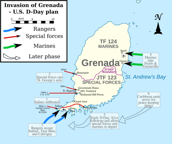 U.S. Invades Grenada