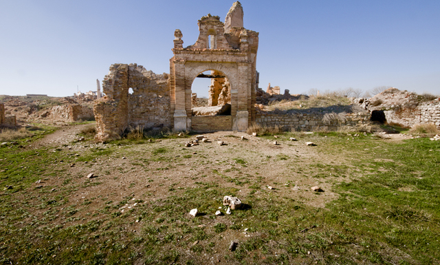 Fin de la batalla de Belchite (Zaragoza)
