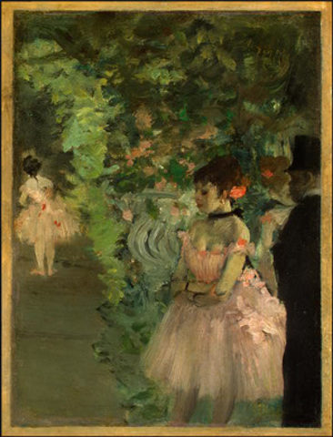 Dancers Backstage by Edgar Degas