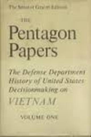 Penatagon Papers printed in NY