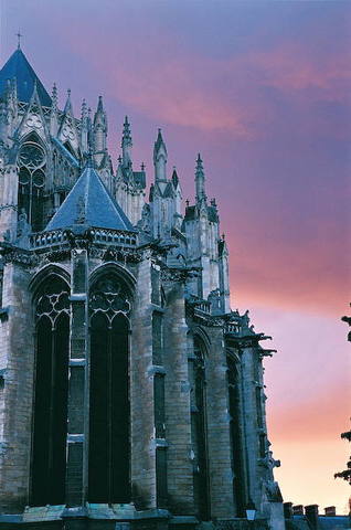 Amiens Cathedral, Amiens, France. "UNESCO" (1220).