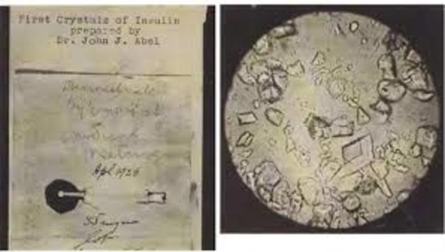 Insulin Crystallized