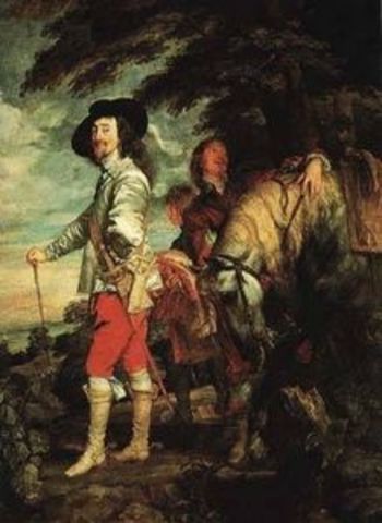 Anthony Van Dyck "Equestrian Portrait of Charles I." (1635).