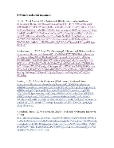 Reference  and other resources