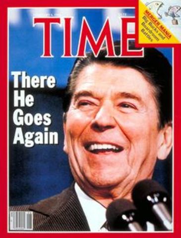 Reagan is reelected