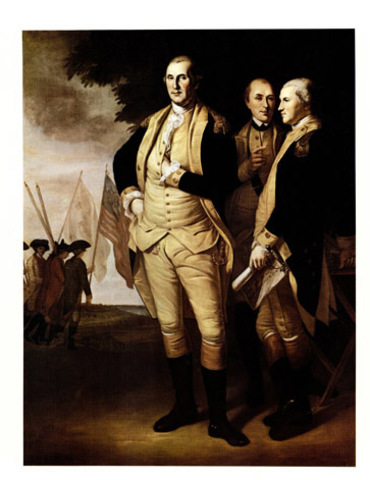 Washington, Lafayette, and Tilghman at Yorktown,
