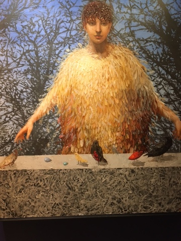 Fitcher's Feathered Bird with Feathers