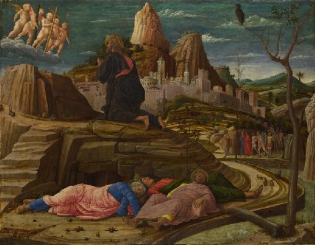 The Agony in the Garden by Andrea Mantegna