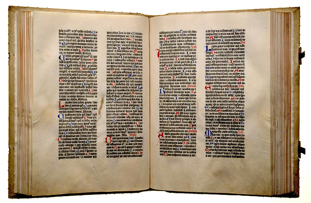 Gutenberg Bible is printed