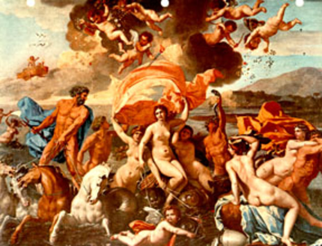 The Triumph of Neptune and Amphitrite 1610 Artist: Nicolas Poussin