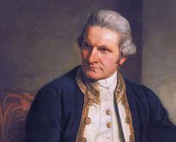 Captain James Cook Arrives