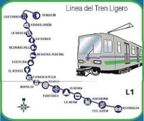 Tren Ligero	(inauguración del tren ligero)
