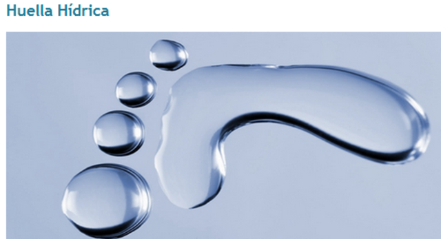 Mi consumo de agua en huella hídrica