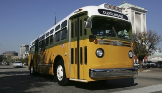 Dr. Martin Luther leads the Montgomery bus boycott