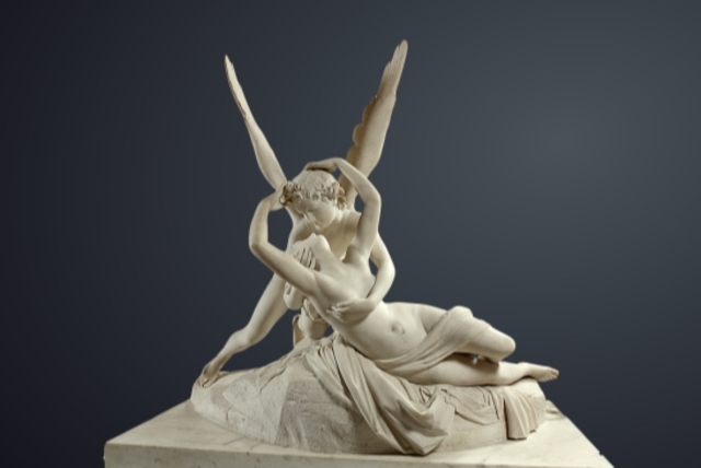 "Psyche Revived by Cupid's Kiss" by Antonio Canova