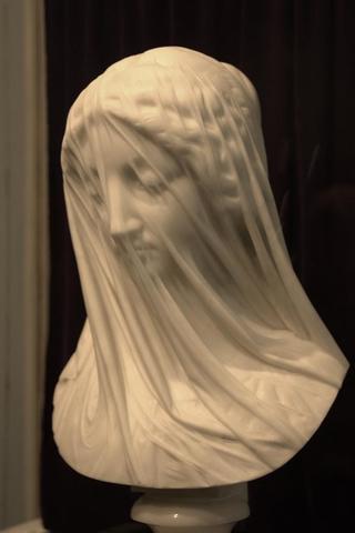 "The Veiled Virgin" by Giovanni Strazza
