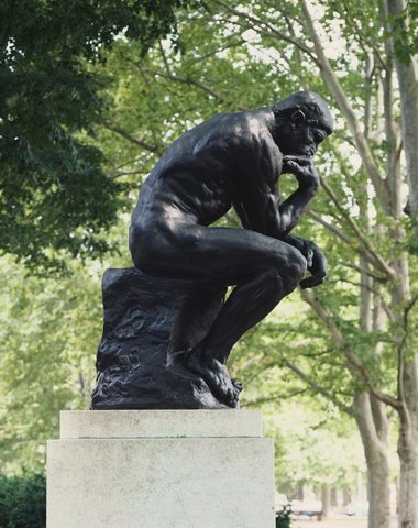 "The Thinker" by Auguste Rodin