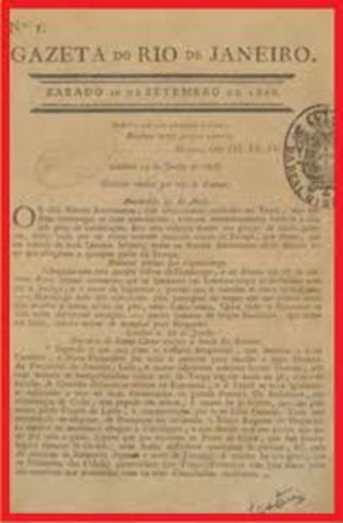 Primer periódico en Brasil